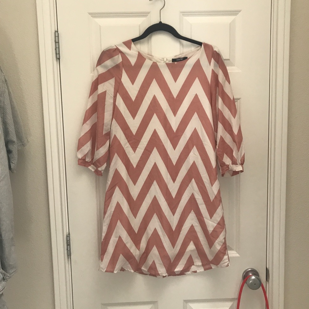 Coco Love Chevron Shift Dress